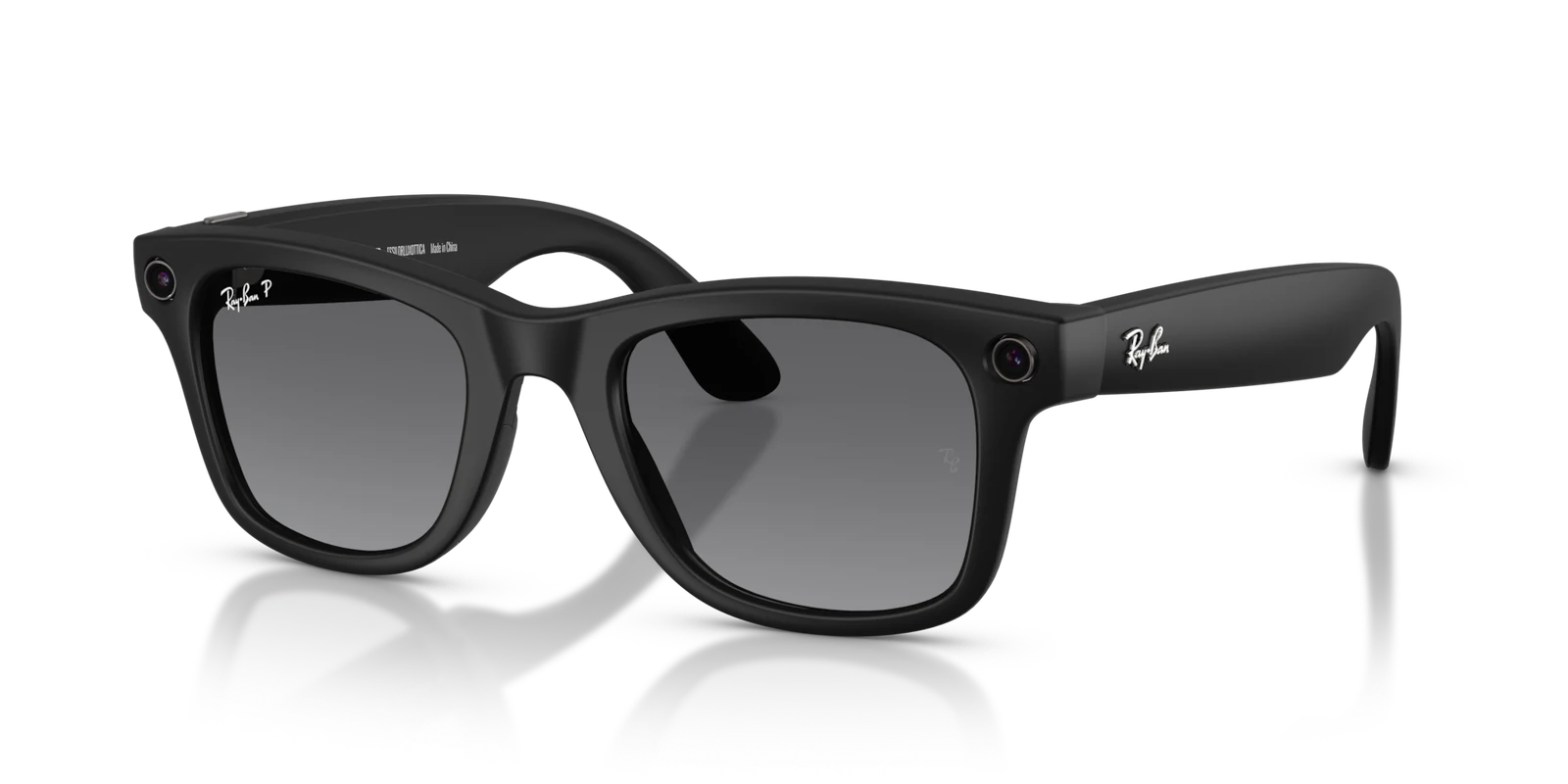 Ray-Ban Meta Gen 2 Wayfarer, Black, Graphite Polarized Gradient, L (53-22)