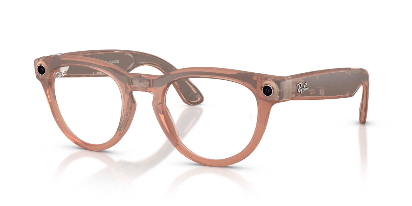 Ray-Ban Meta Gen 2 Headliner, Peach, Clear/Grey Transitions