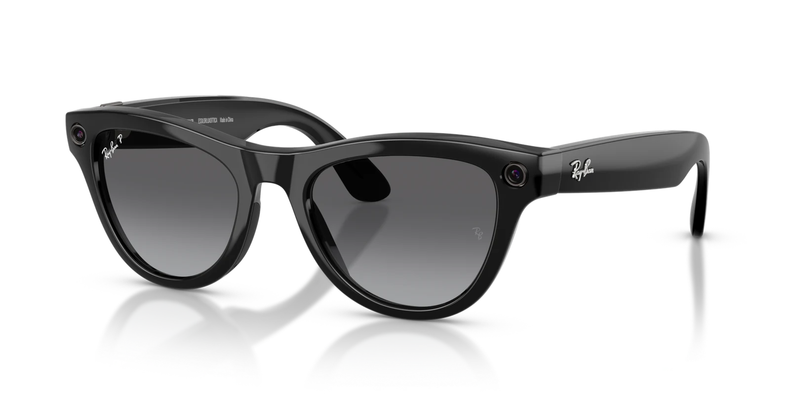Ray-Ban Meta Gen 2 Skyler, Black, Graphite Polarized Gradient