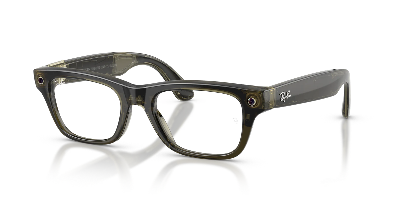 Ray-Ban Meta Gen 2 Blayzer Optics, Transparent Dark Olive, L (54-19)
