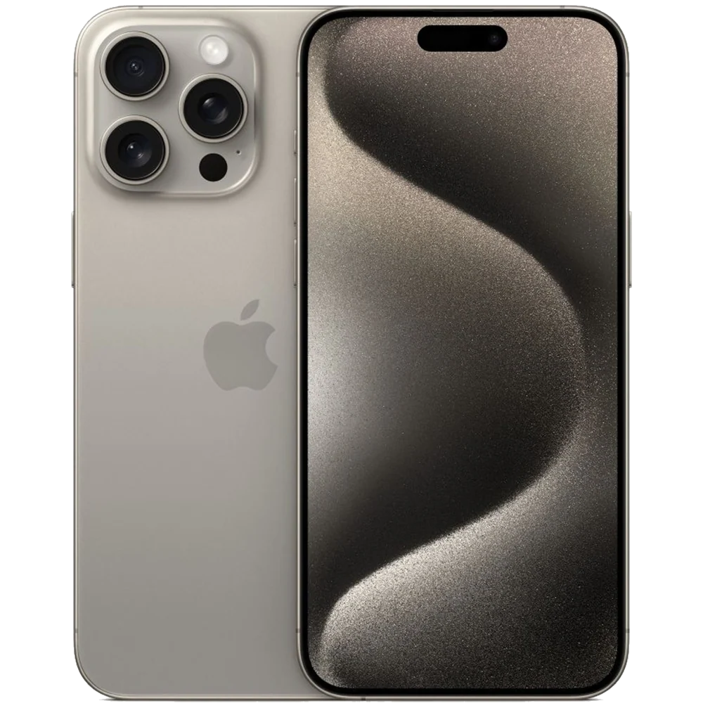 iPhone 15 Pro Max, 256 ГБ, Натуральный титан, SIM + eSIM