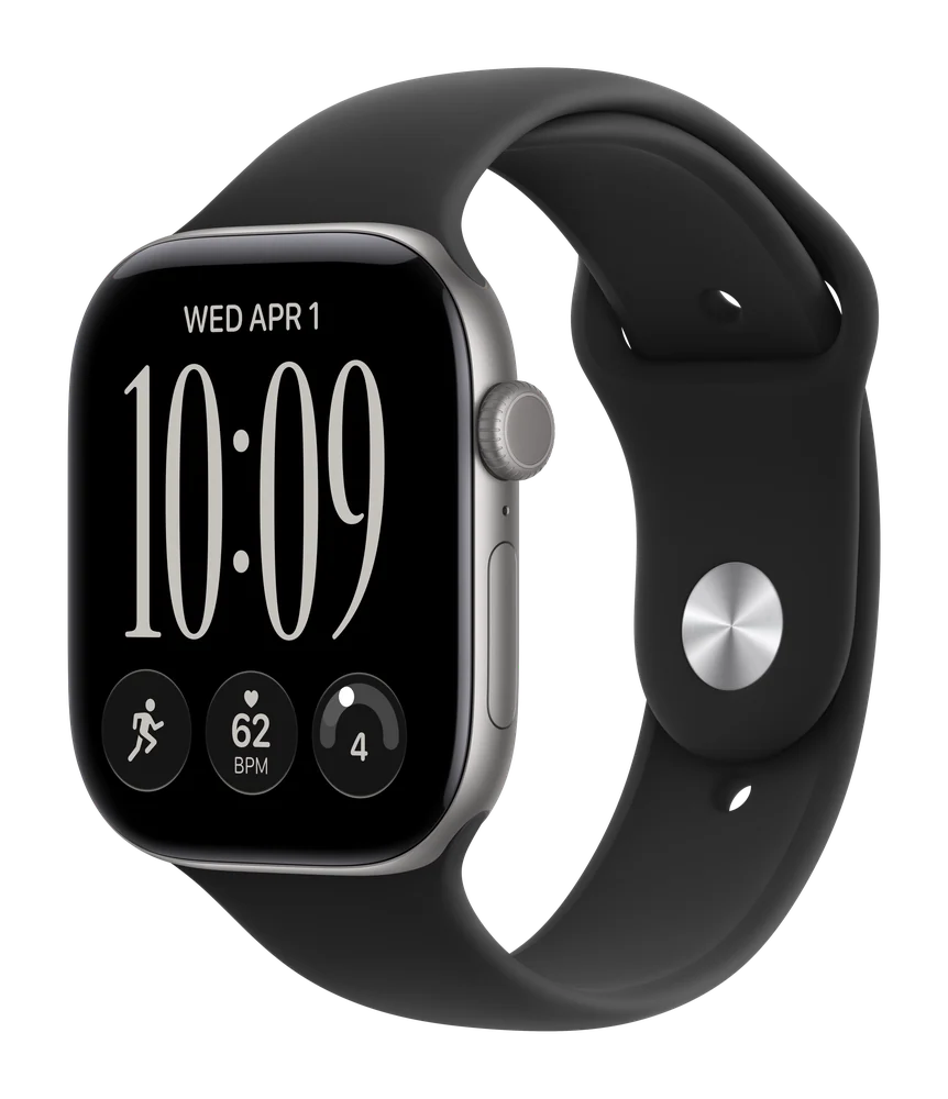 Apple Watch Series 12, Алюминий, Серый космос, 42 мм, GPS + Cellular