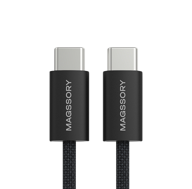Кабель Magssory Line C 60W USB-C, 1,2 м, Черный
