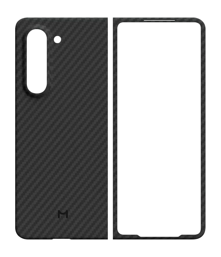 Чехол Magssory для Samsung Galaxy Z Fold5, кевлар (арамид), с магнитами, черный , Черный
