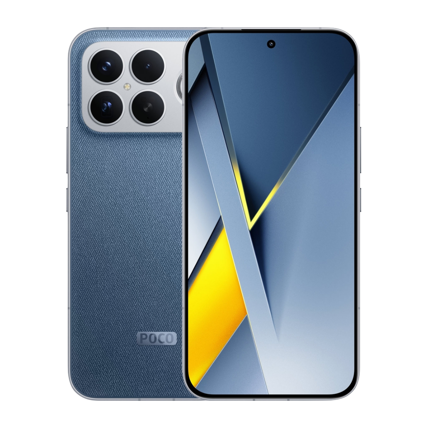 Смартфон Xiaomi POCO F8 Ultra 16 ГБ + 512 ГБ («Синий деним» | Denim Blue) (версия Global)