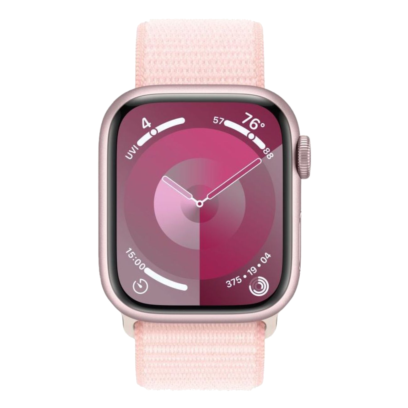Часы Apple Watch Series 9 GPS 45mm Aluminum Case with Sport Loop (Розовый)