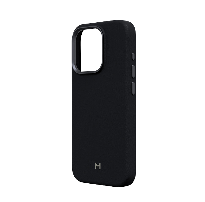 Чехол Magssory Eco Leather Case для iPhone 16 Pro, экокожа, с магнитами, совместимые с MagSafe, Миднайт