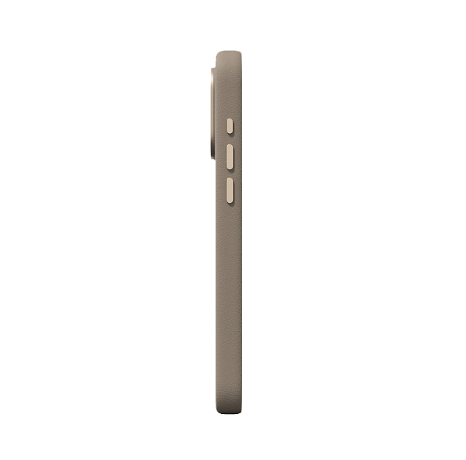 Чехол Magssory Eco Leather Case для iPhone 16 Pro Max, экокожа, с магнитами, совместимые с MagSafe, Латте
