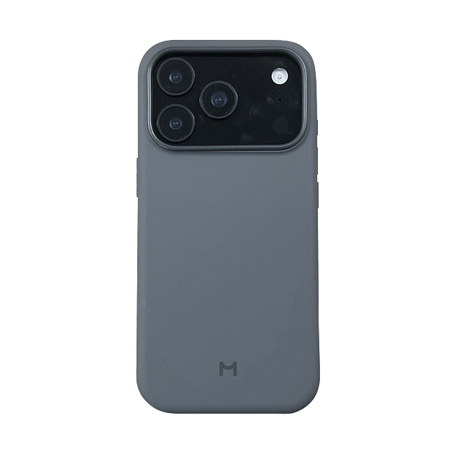 Чехол Magssory для iPhone 17 Pro, силикон, с магнитами, совместимый с MagSafe, Серый