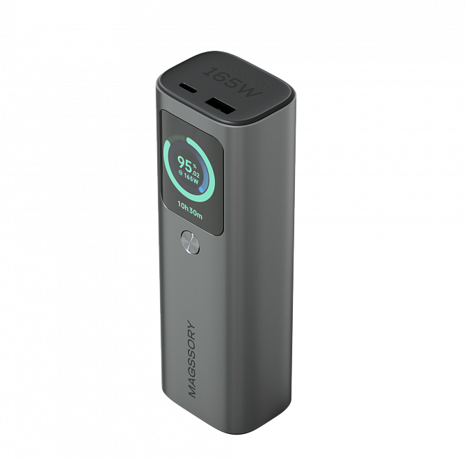Внешний аккумулятор для ноутбуков Magssory Gear 20K 165W, Миднайт