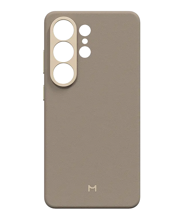 Чехол Magssory Eco Leather Case for Samsung Galaxy S26 Ultra, экокожа, с магнитами, совместимые с MagSafe, Латте