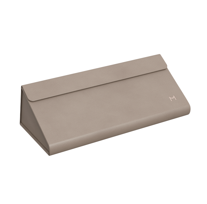 Футляр для очков Magssory Ultima Geo Glasses Case, с поддержкой Find My, Латте