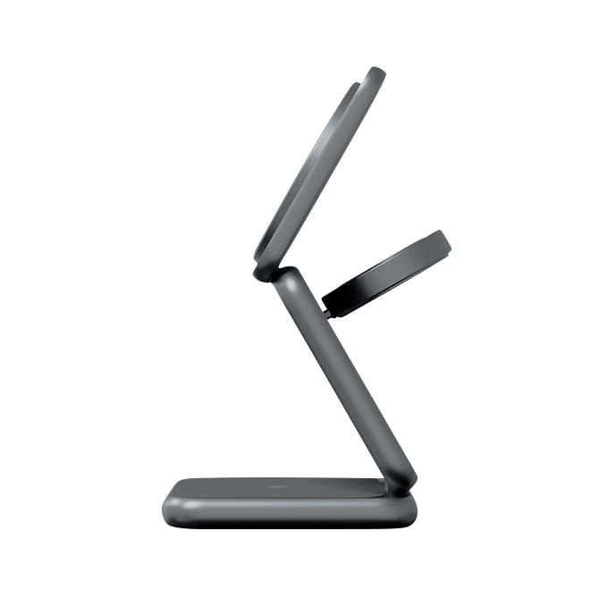 Складное беспроводное зарядное устройство Magssory Fold 3 в 1 для Samsung, с магнитами, полночь, Миднайт
