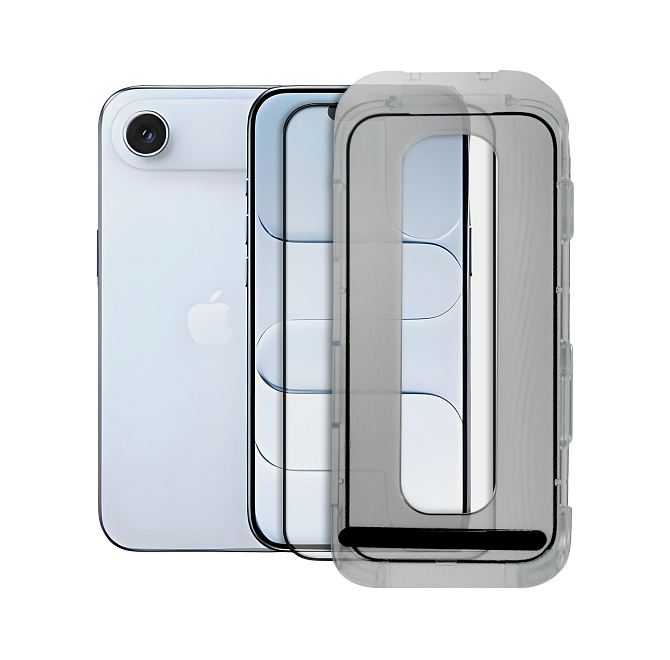 Стекло защитное 3D для iPhone Air, антибликовое (AR), с аппликатором для установки