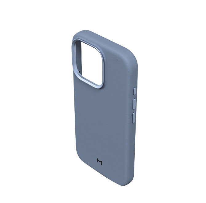 Чехол Magssory Eco Leather Case для iPhone 16 Pro, экокожа, с магнитами, совместимые с MagSafe, Кобальт