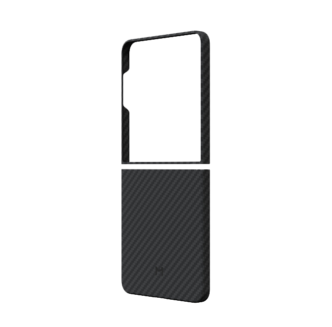 Чехол Magssory для Samsung Galaxy Z Flip7, кевлар (арамид), с магнитами, Черный