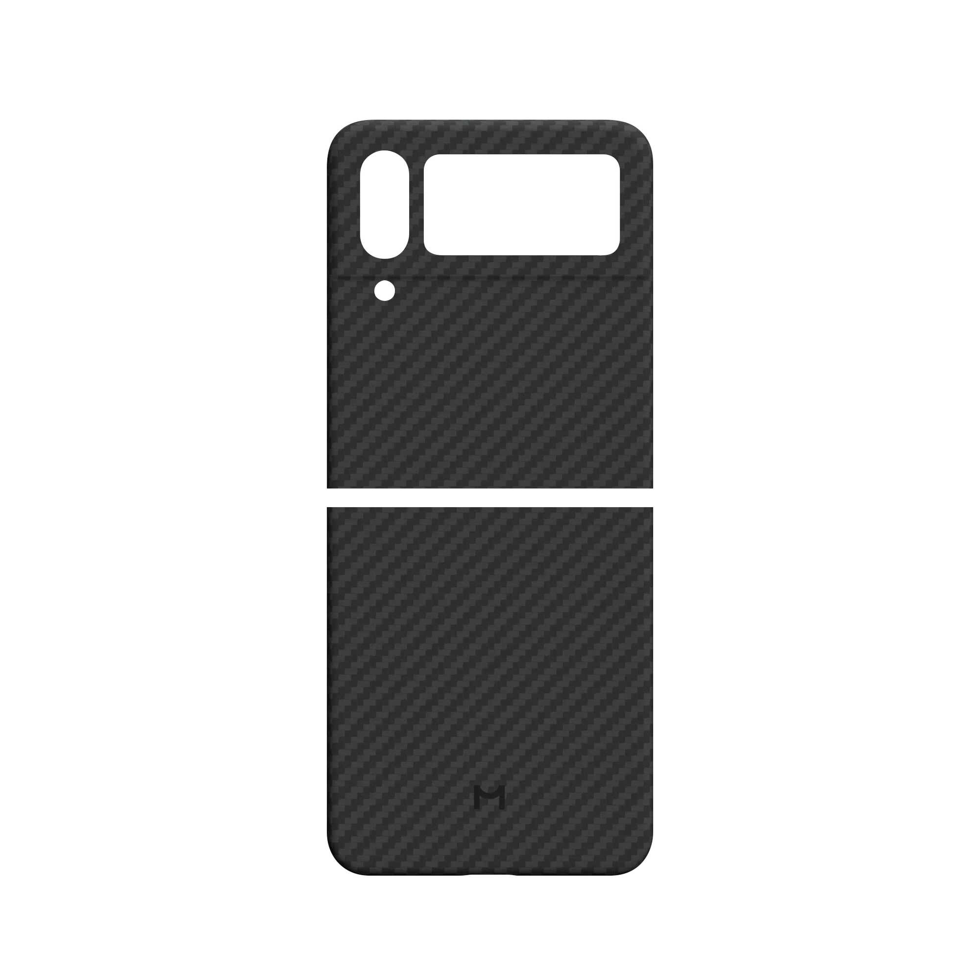 Чехол Magssory для Samsung Galaxy Z Flip4, кевлар (арамид), с магнитами, черный, Черный