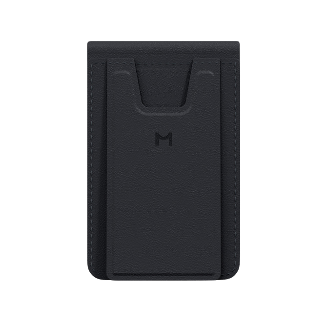 Кошелек-кардхолдер с функцией штатива Magssory Tripod Magnetic Vlog Wallet, совместимый с MagSafe , midnight, Миднайт
