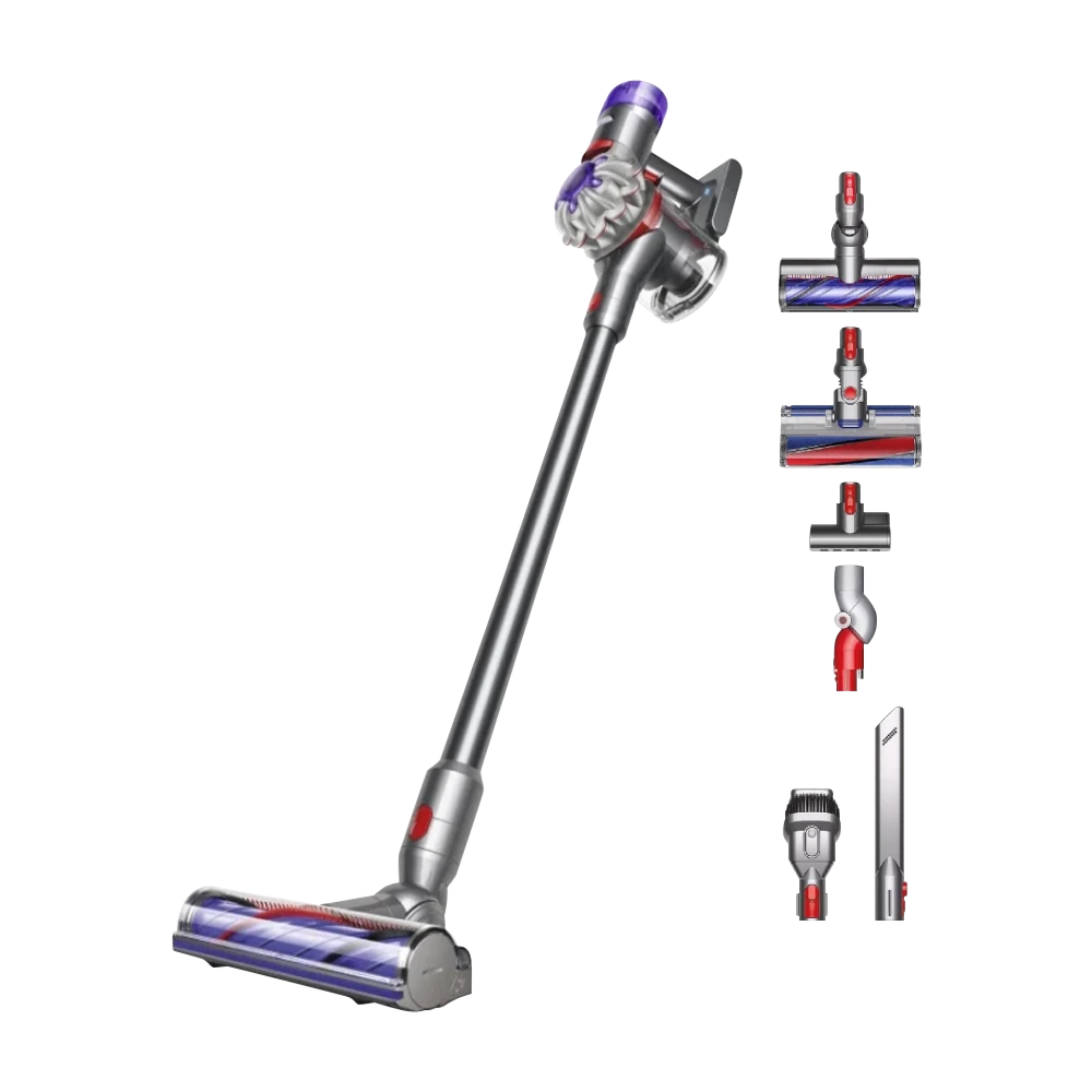 Беспроводной вертикальный пылесос Dyson V8 Absolute (Silver/Nickel) (2021)