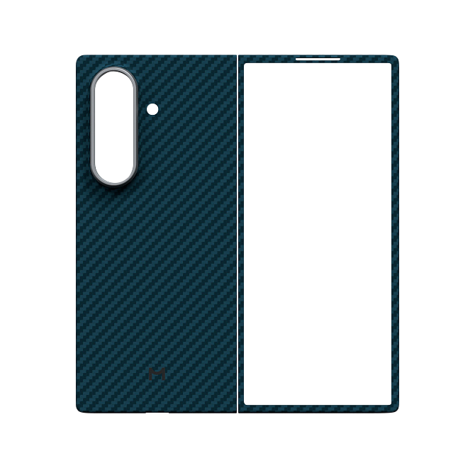 Чехол Magssory Aramid Case  для Samsung Galaxy Z Fold7,  кевлар (арамид), с магнитами, Синий