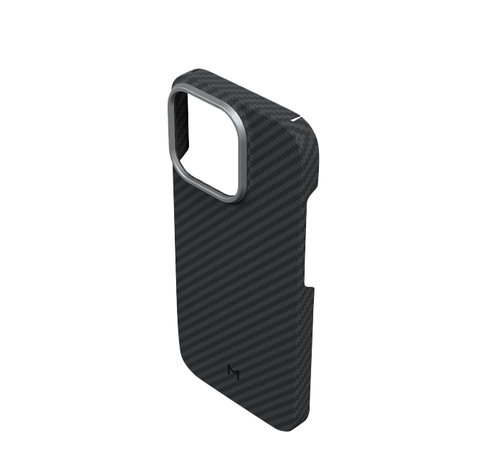 Чехол Magssory для iPhone 16 Pro, кевлар (арамид), с магнитами, совместимый с MagSafe, черный, Черный