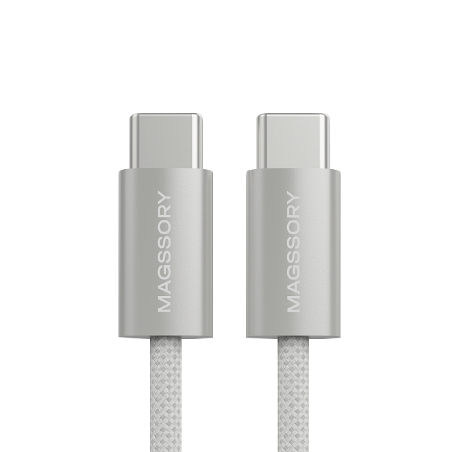 Кабель Magssory Line C 60W USB-C, 1,2 м, Белый