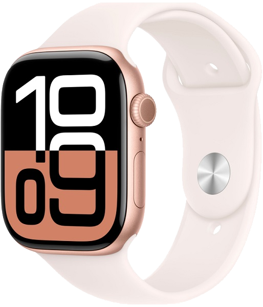 Apple Watch S10 46mm, Rose Gold, Sport Band