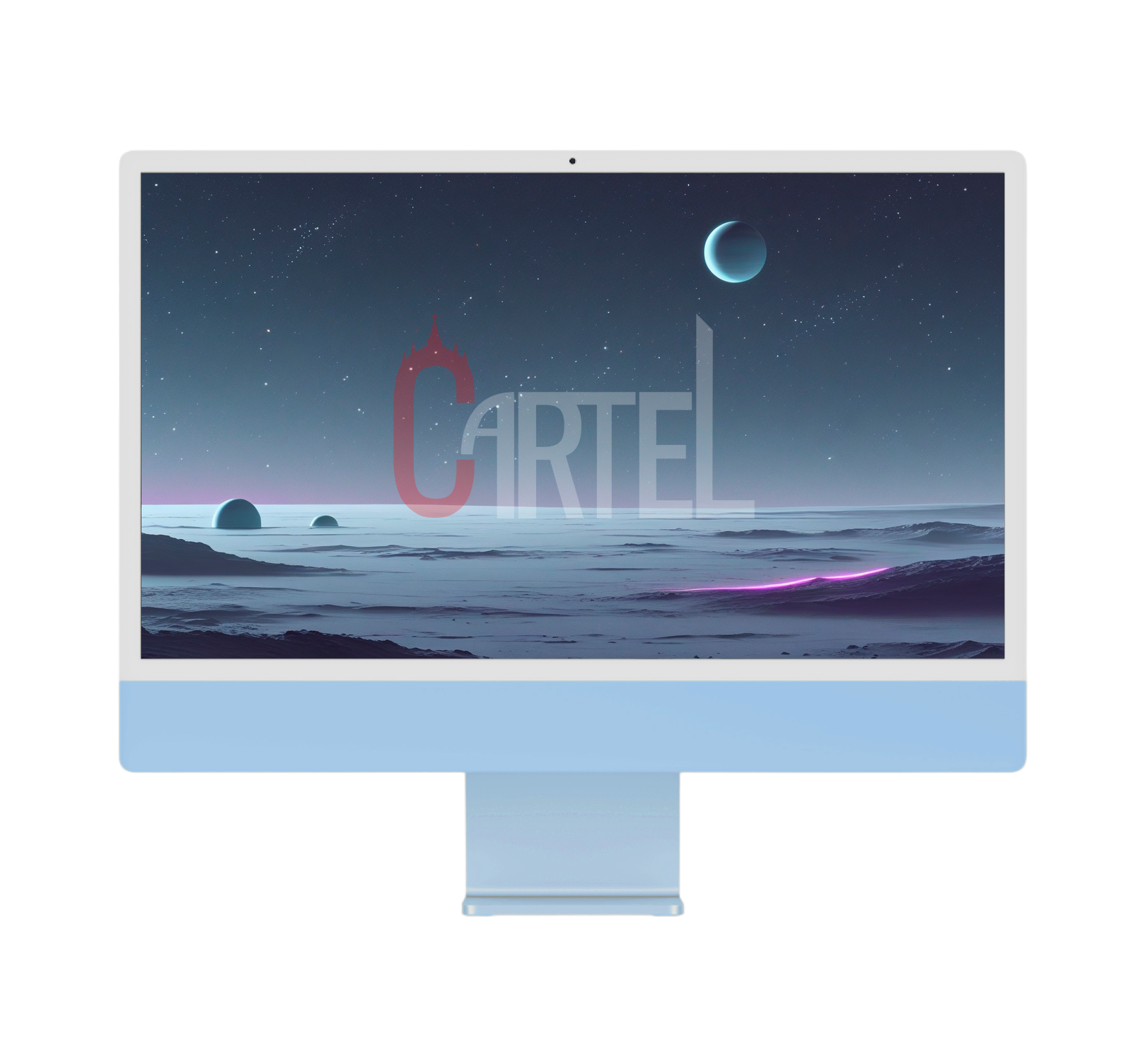 Моноблок Apple iMac 4.5K 24" (M3 8-Core, GPU 10-Core, 8GB, 256GB) (Голубой | Blue) (2023)
