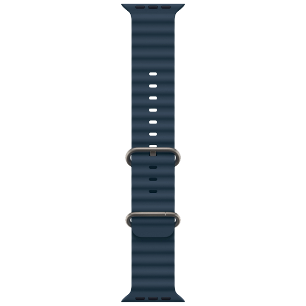 Часы Apple Watch Ultra 2 GPS + Cellular 49 мм, титановый корпус, ремешок Ocean Темно-синего цвета
