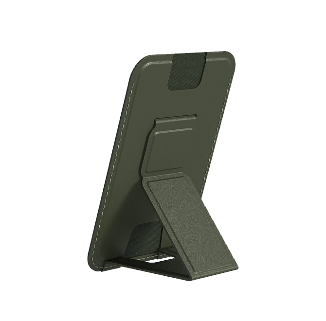 Кошелек-кардхолдер Magssory Duo Magnetic Kickstand Wallet, совместимый 
с MagSafe, ACL011, хаки, Хаки