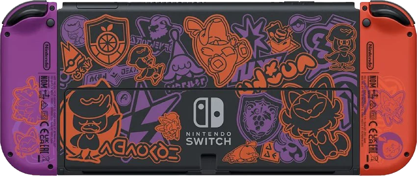 Игровая приставка Nintendo Switch OLED 64GB (Pokemon Scarlet and Violet Edition)