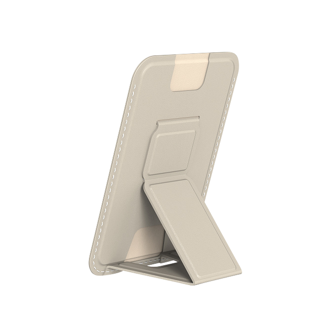 Кошелек-кардхолдер Magssory Duo Magnetic Kickstand Wallet, совместимый с MagSafe, ACL011, айвори, Айвори