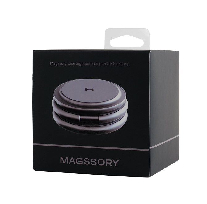 Складное беспроводное зарядное устройство Magssory Disc Signature Edition 3 в 1 для Samsung, с магнитами, полночь, Миднайт