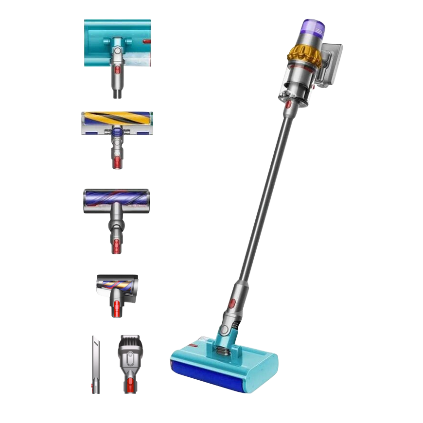 Беспроводной вертикальный пылесос Dyson V15s Detect Submarine (SV47) (Yellow/Nickel) (2023