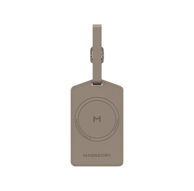 Багажная метка Magssory Ultima Geo Luggage Tag, Латте