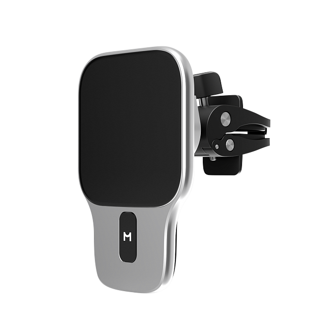 Автомобильный комплект magssory prime geo для apple, с магнитами и совместимый с find my и magsafe, серебро (без витого кабеля), Серебро