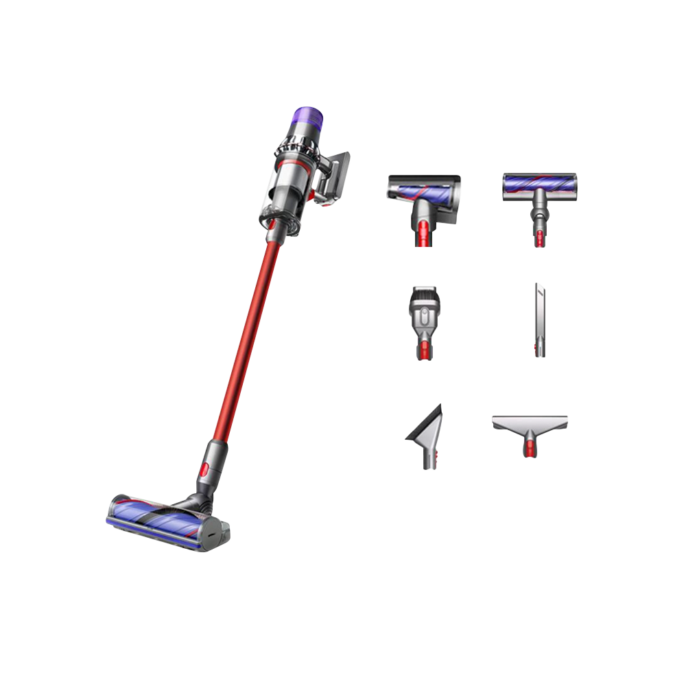 Беспроводной вертикальный пылесос Dyson V11 Extra (SV28) (Nickel/Red) (2021)