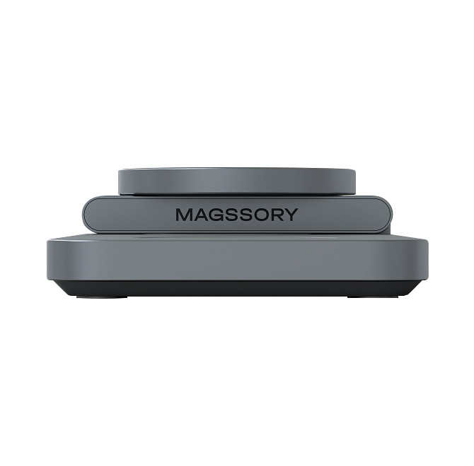 Складное беспроводное зарядное устройство 3 в 1 Magssory Yoga для Samsung, с магнитами, с поддержкой Qi2, Миднайт