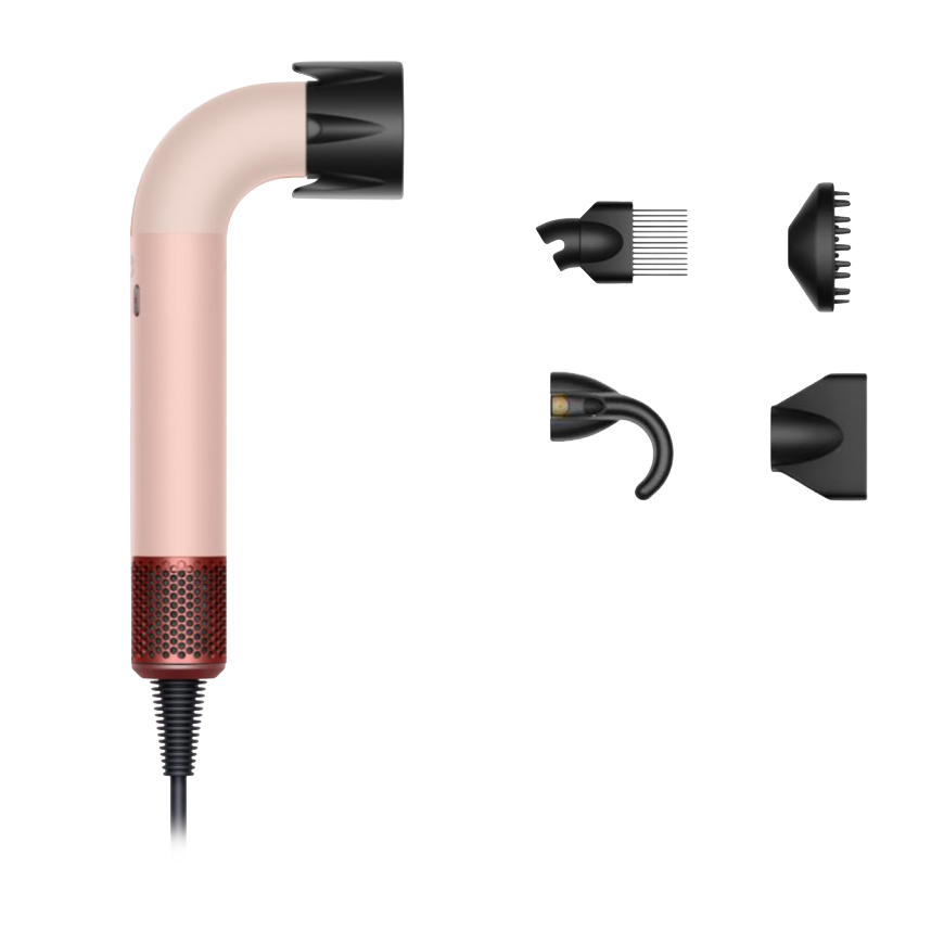 Фен Dyson HD17 Supersonic r Straight+Wavy Gift Edition (Ceramic Pink/Rose Gold) (2025)