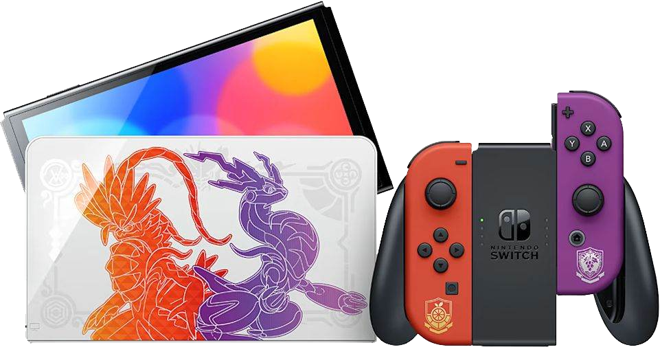 Игровая приставка Nintendo Switch OLED 64GB (Pokemon Scarlet and Violet Edition)
