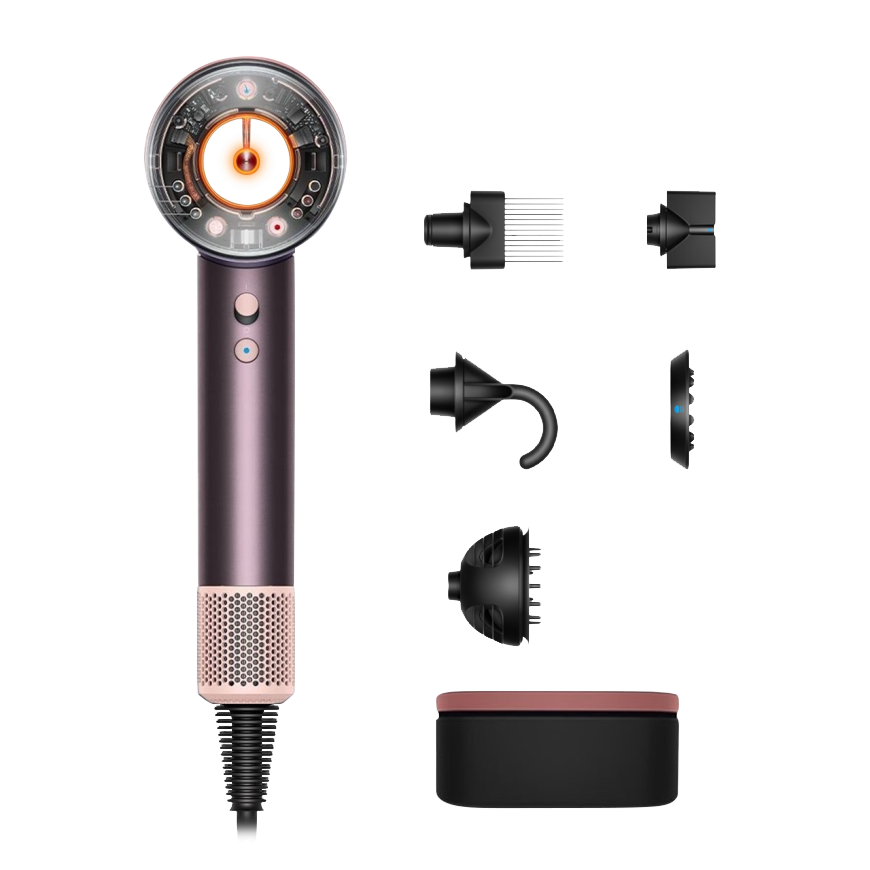 Фен Dyson HD16 Supersonic Nural Hair Dryer Curly+Coily Gift Edition (Jasper Plum) (2025)