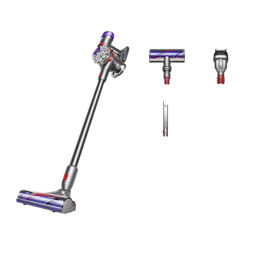Беспроводной вертикальный пылесос Dyson V8 Advanced (SV25) (Silver/Nickel) (2021)