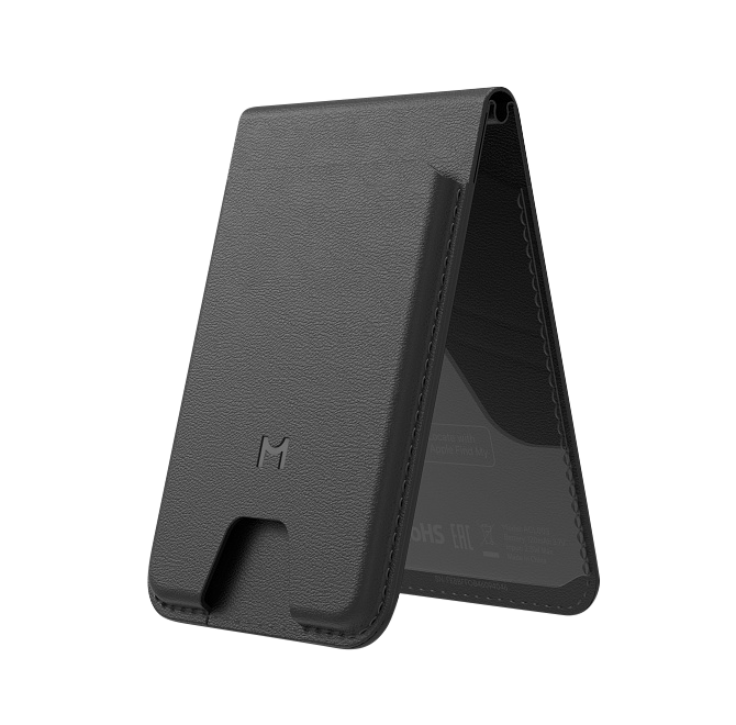 Кошелек-кардхолдер Magssory Geotag Magnetic Flip Wallet, совместимый с MagSafe и Find My, ACL003, миднайт, Миднайт