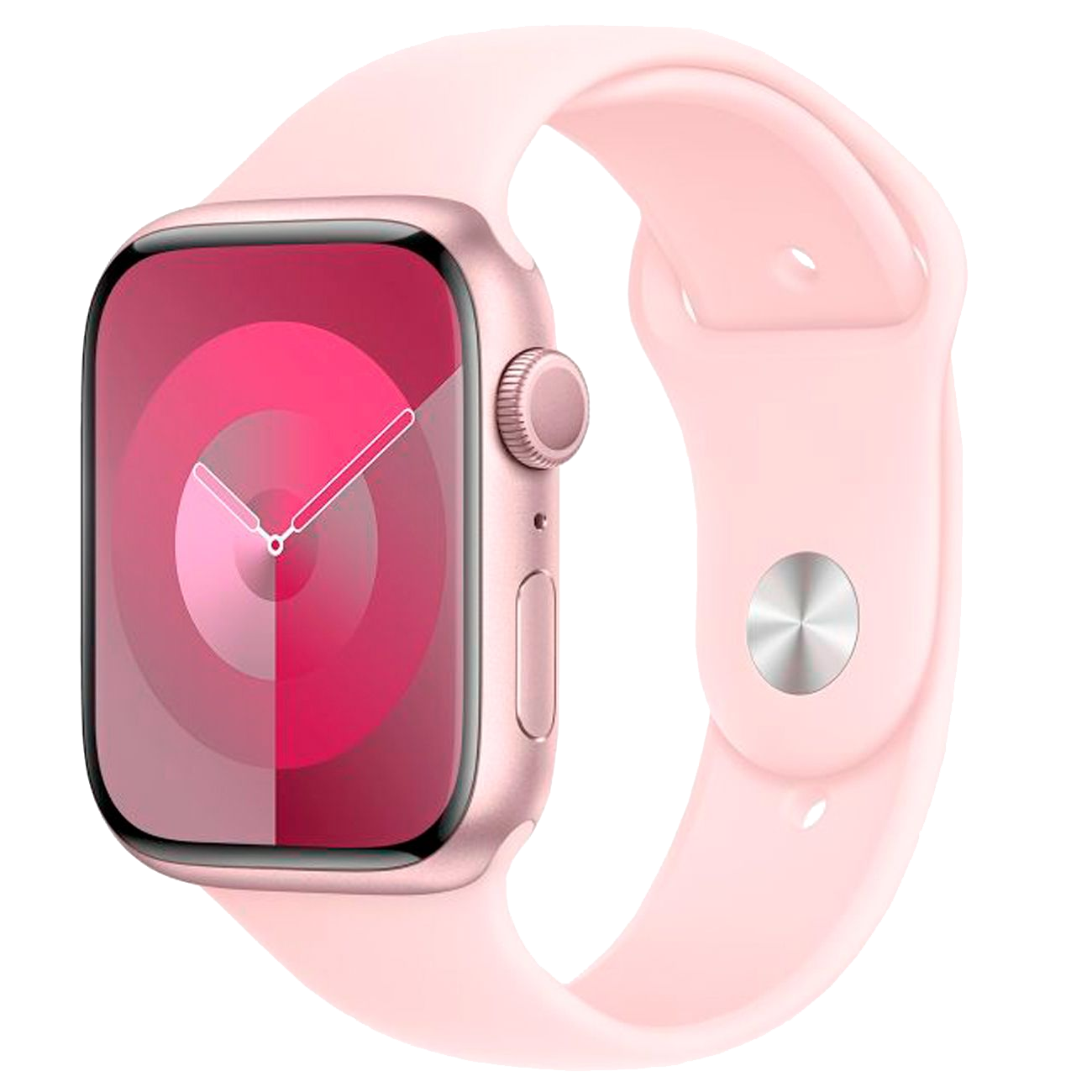 Часы Apple Watch Series 9 GPS 45mm Aluminum Case with Sport Band (Розовый) S/M