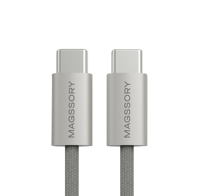 Кабель Magssory Line C 60W 2.4m USB-C Cable, Титан