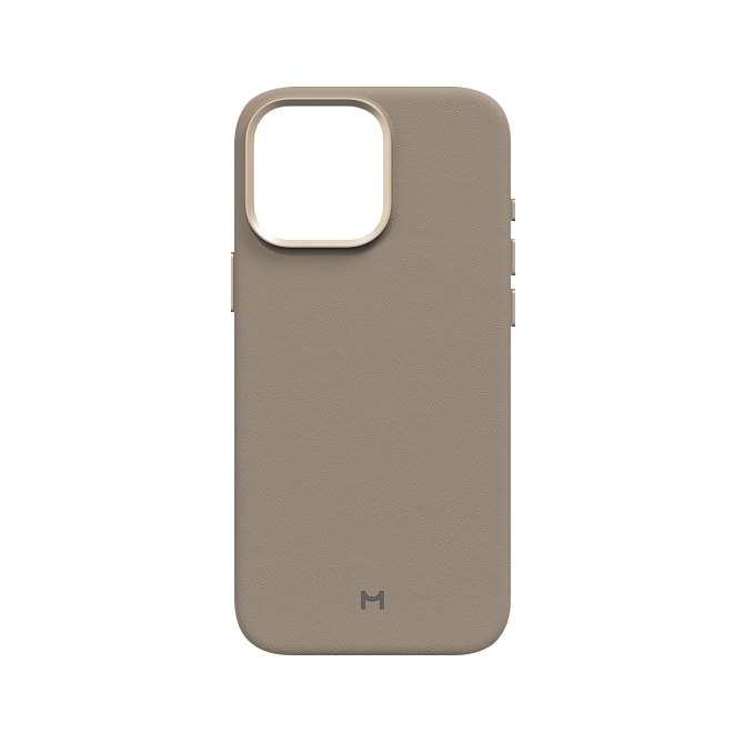 Чехол Magssory Eco Leather Case для iPhone 16 Pro Max, экокожа, с магнитами, совместимые с MagSafe, Латте