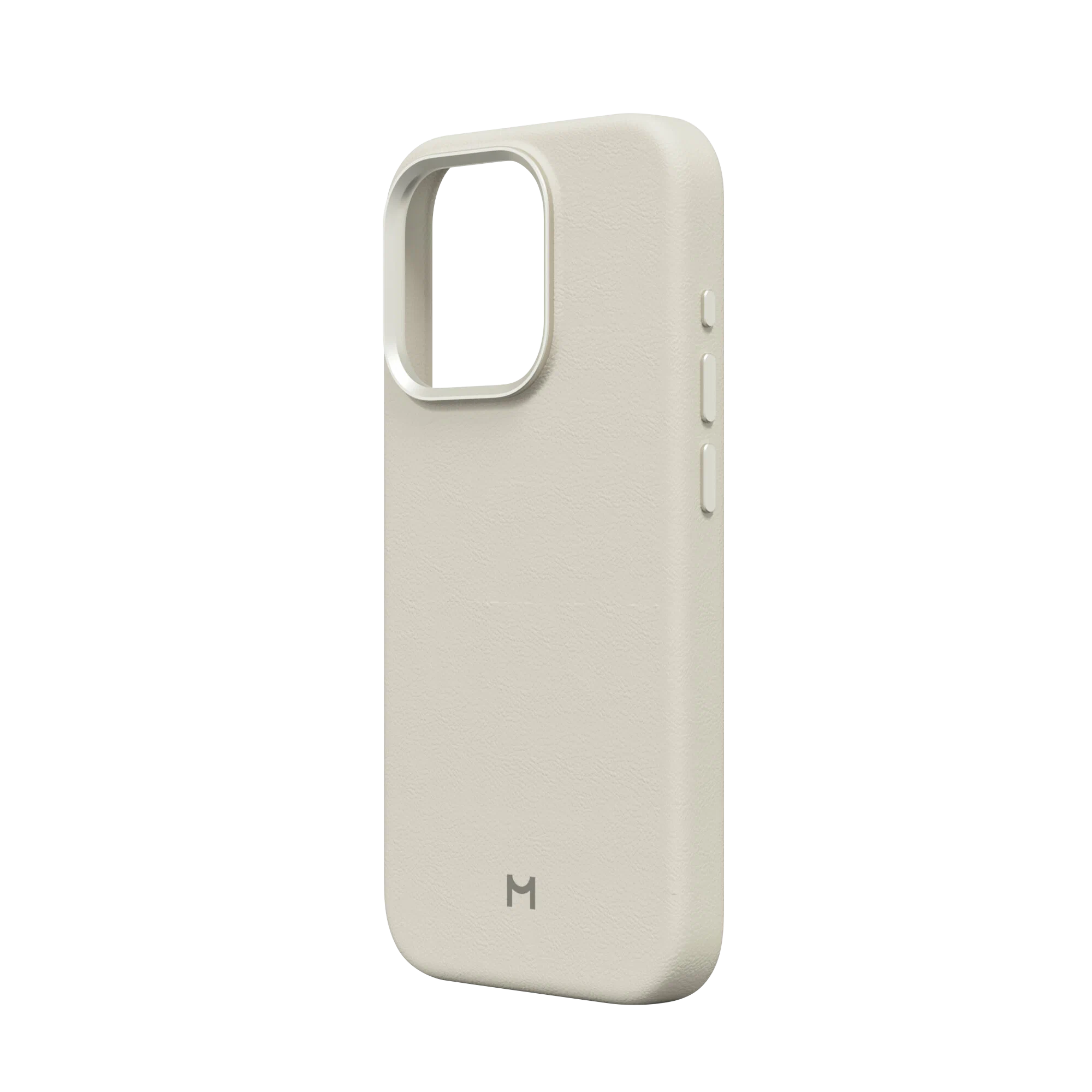 Чехол Magssory Eco Leather Case для iPhone 15 Pro, экокожа, с магнитами, совместимые с MagSafe, Айвори