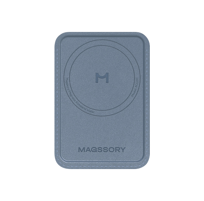 Кошелек-кардхолдер Magssory Duo Magnetic Kickstand Wallet, совместимый с MagSafe, ACL011, кобальт, Кобальт