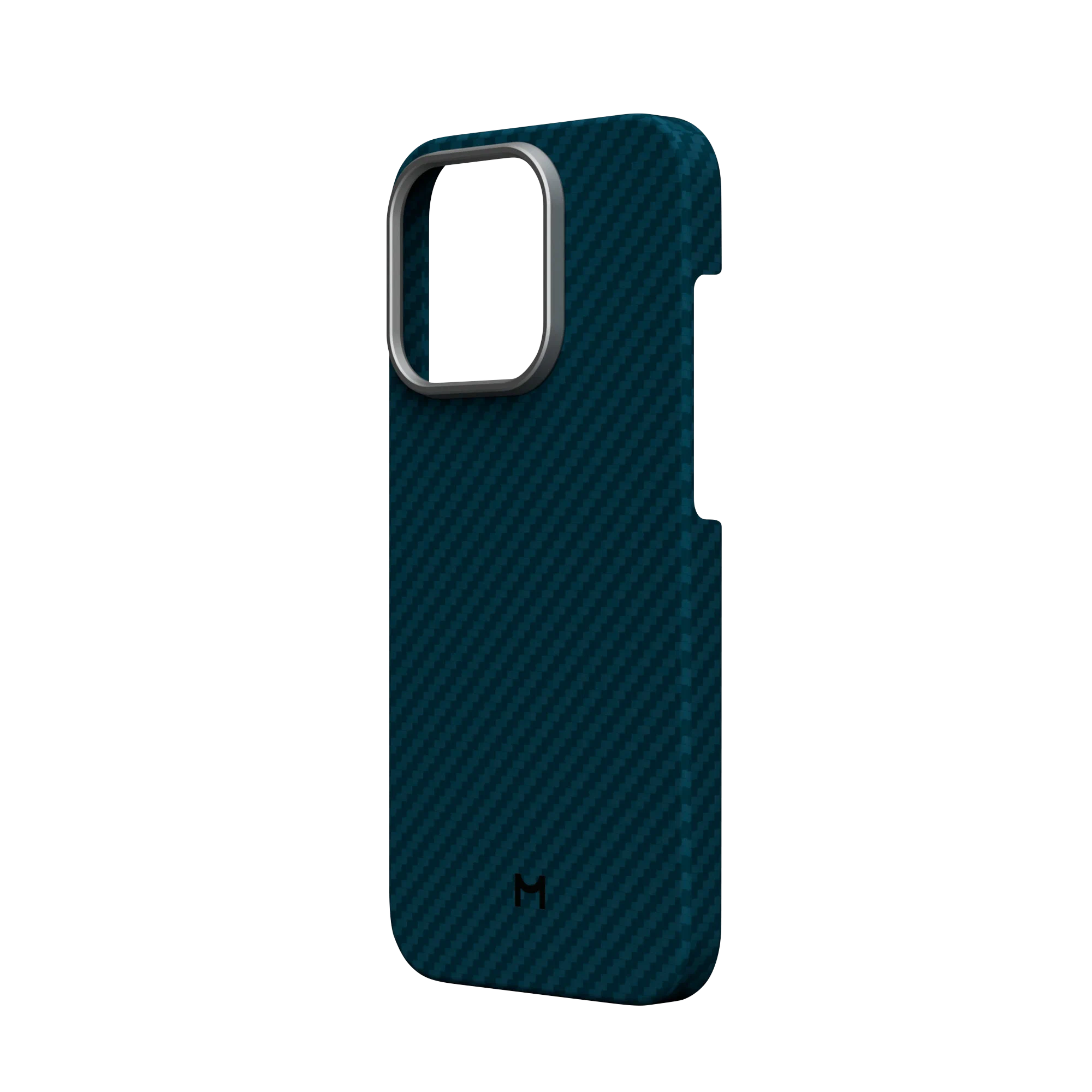 Чехол Magssory для iPhone 15 Pro, кевлар (арамид), с магнитами, совместимый с MagSafe, синий, Синий