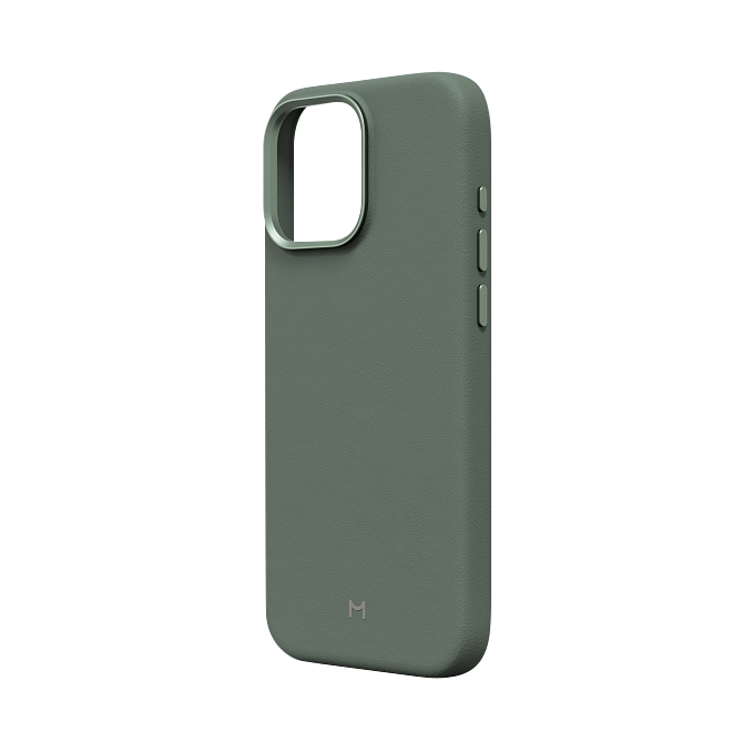Чехол Magssory Eco Leather Case для iPhone 16 Pro Max, экокожа, с магнитами, совместимые с MagSafe, Хаки